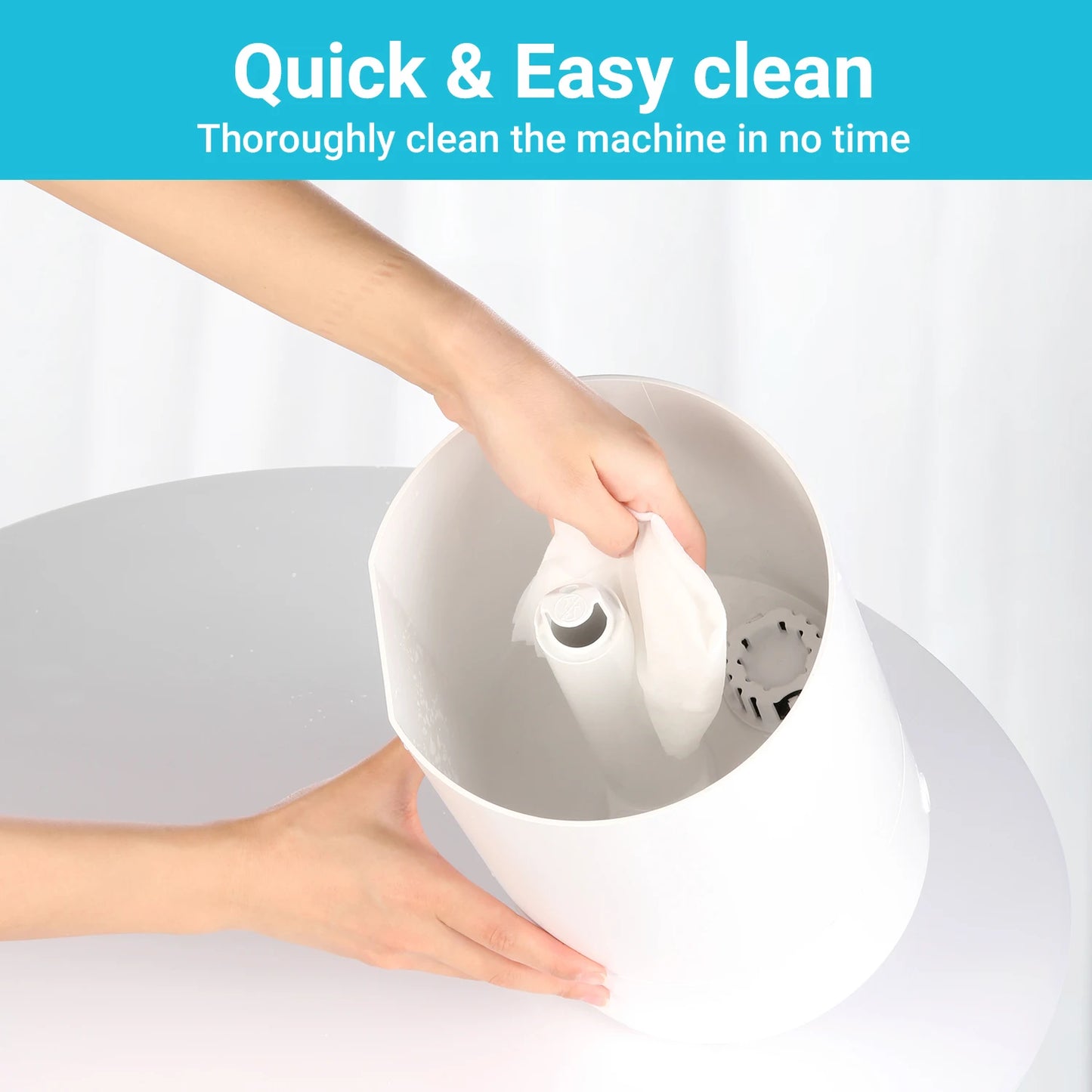 4L Top Fill Humidifier for Bedroom, Cool Mist, 40Hrs Runtime