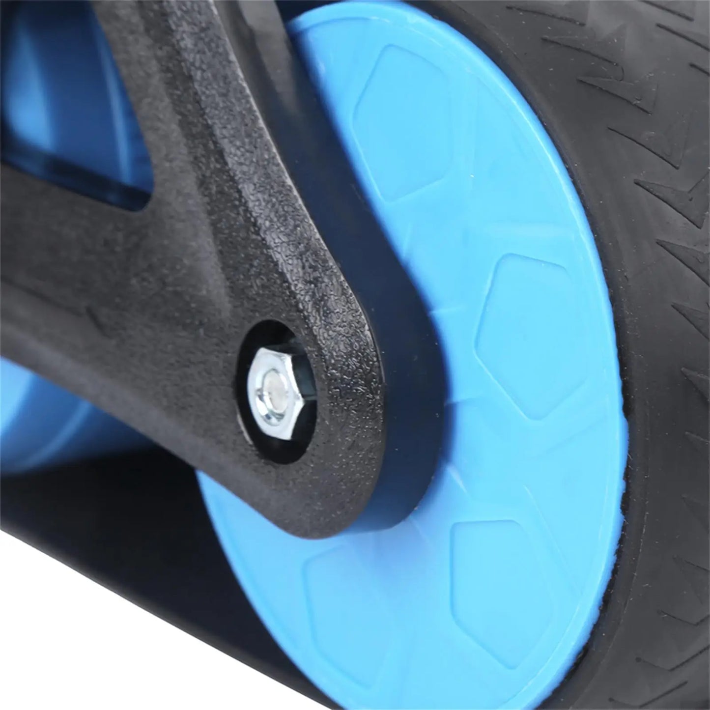 Springback Wheels Roller Domestic Abdominal Exerciser Blue