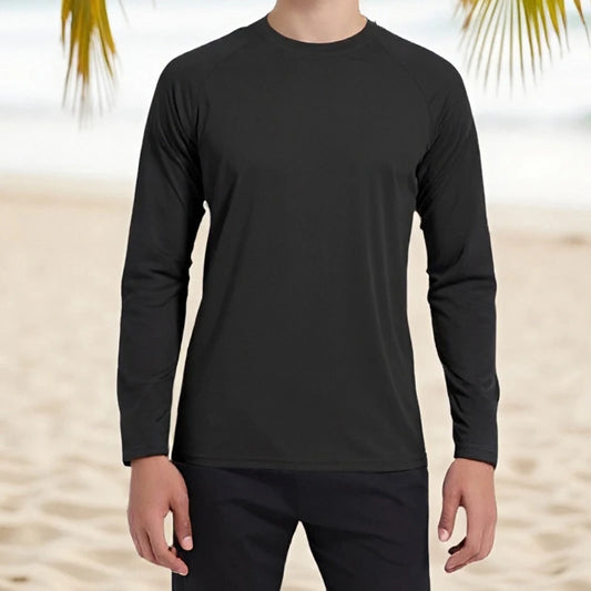 Men's Performance Long Sleeve T Shirts with UPF 50 Sun Protection for Outdoor Activities Hiking Running and Workouts