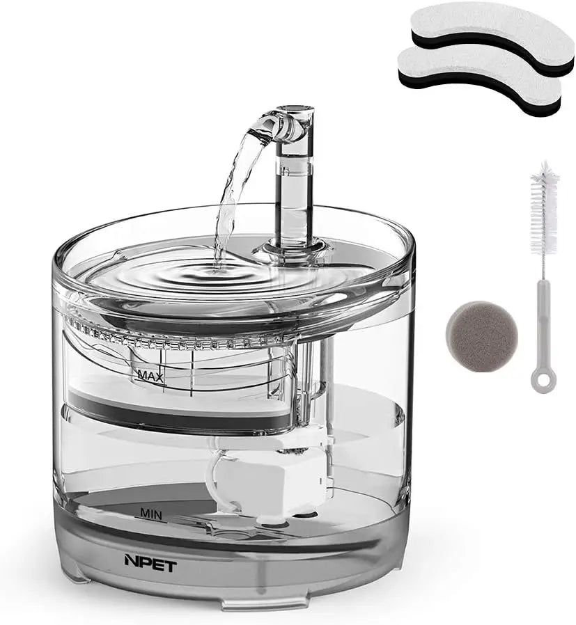 NPET Cat Water Fountain WF050TP 1.5L Automatic Drinking Fountain