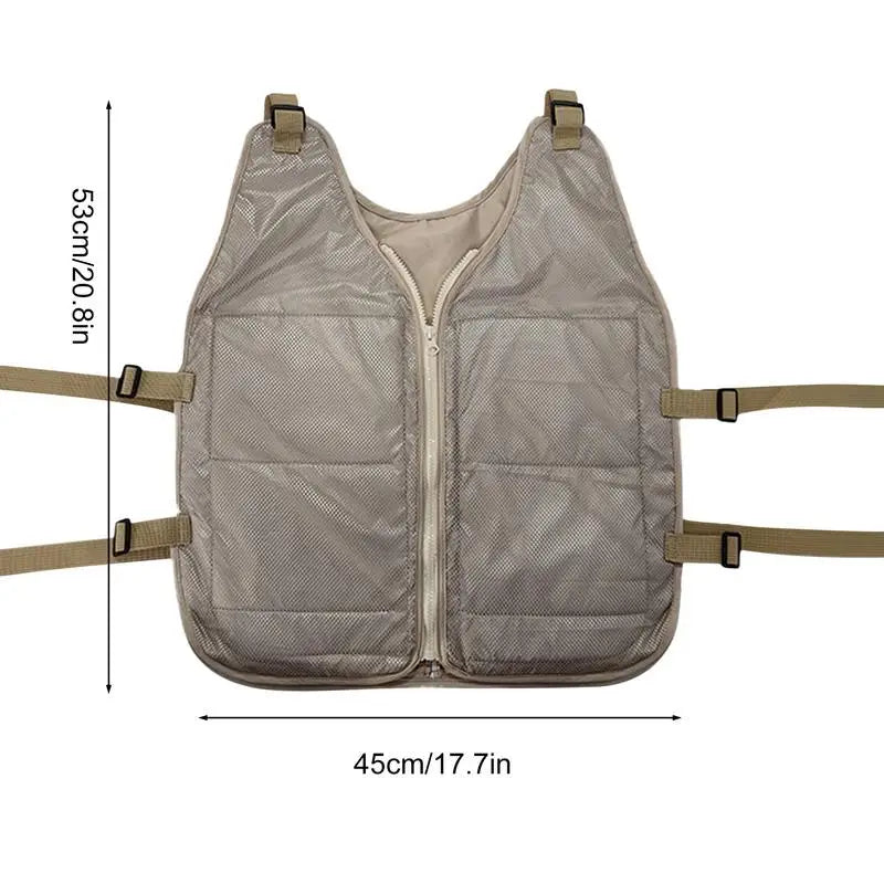 Ice Cool Vest Cooling Cold Jacket For Summer Adjustable