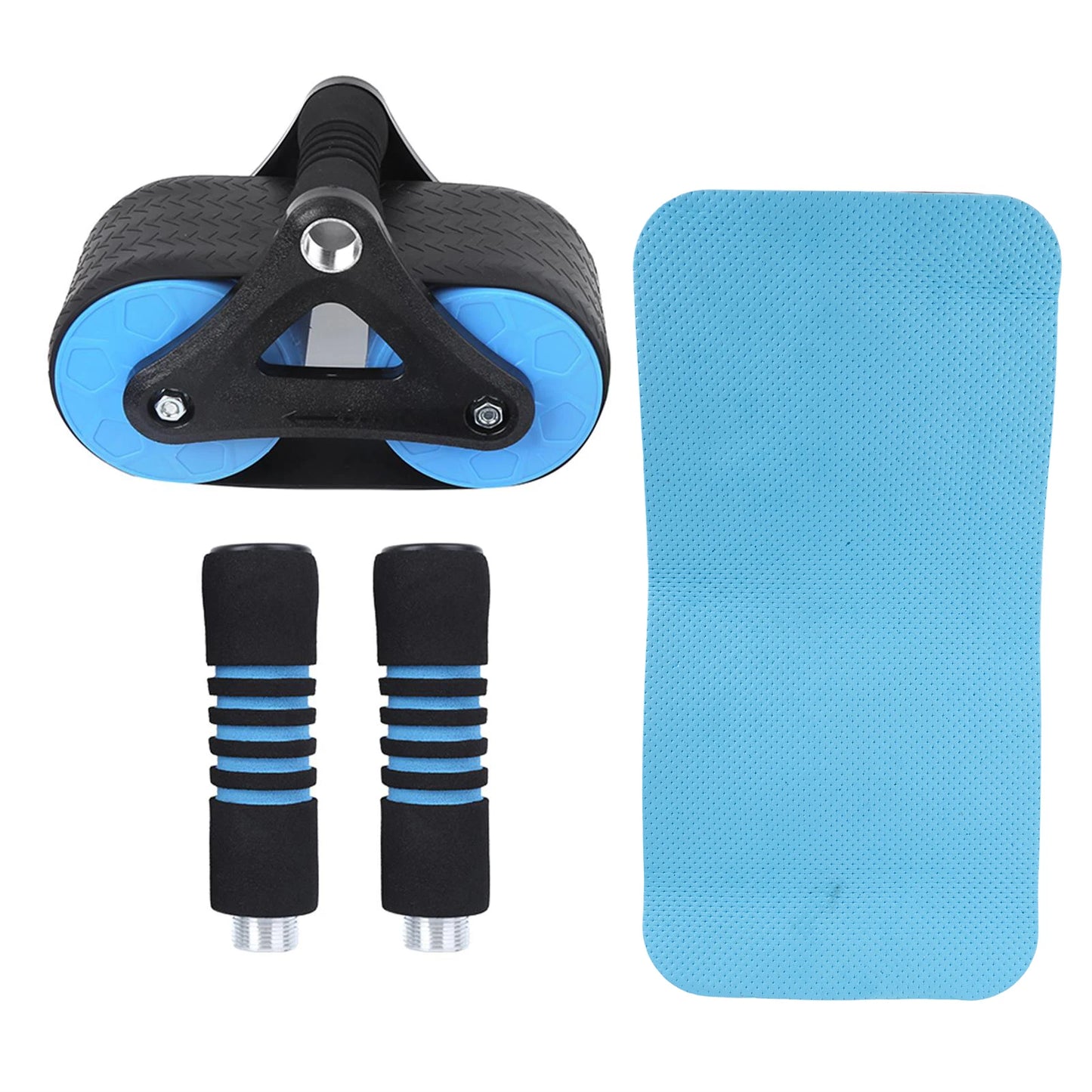 Springback Wheels Roller Domestic Abdominal Exerciser Blue