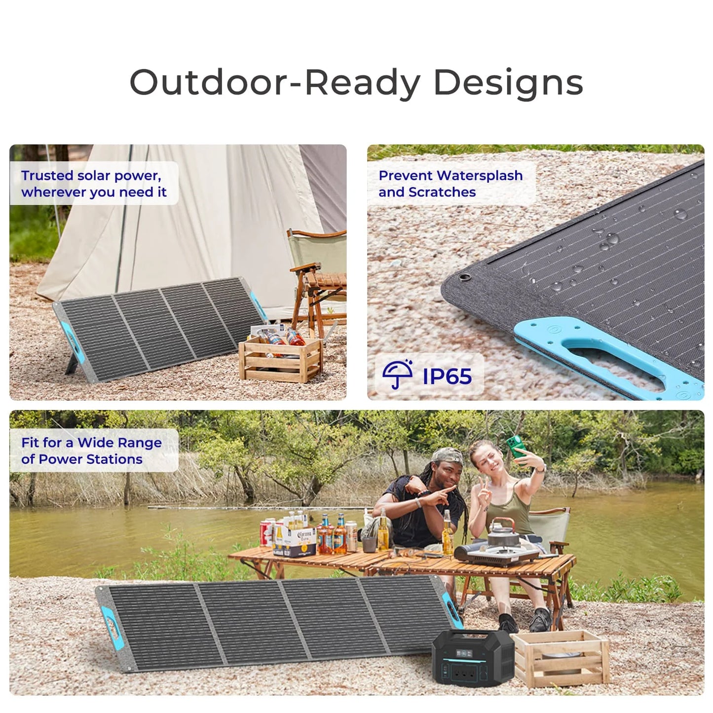 Renogy 200W Portable Solar Panel IP65 Waterproof Charger