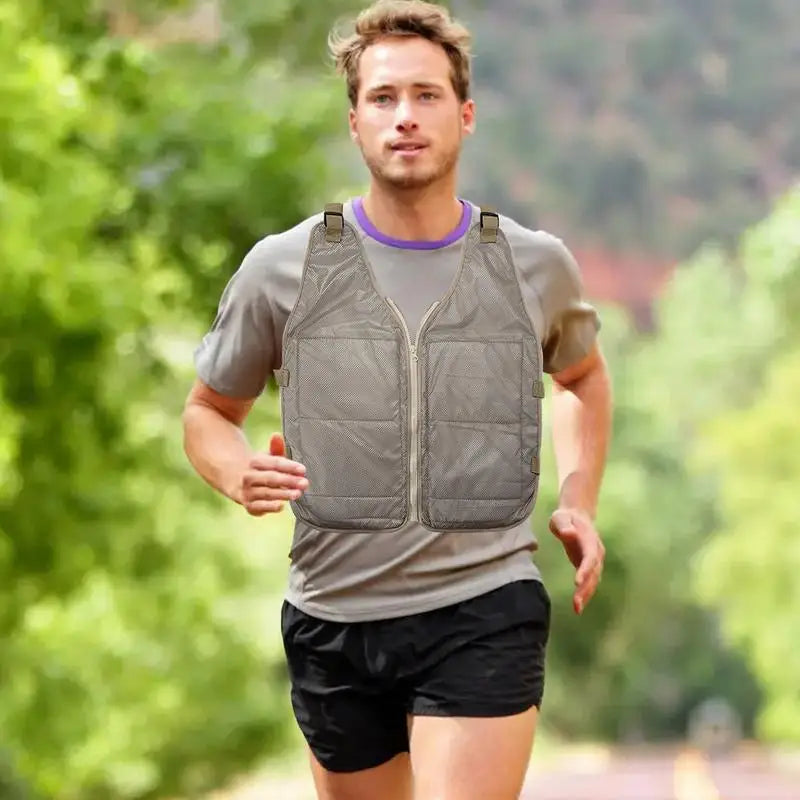 Ice Cool Vest Cooling Cold Jacket For Summer Adjustable