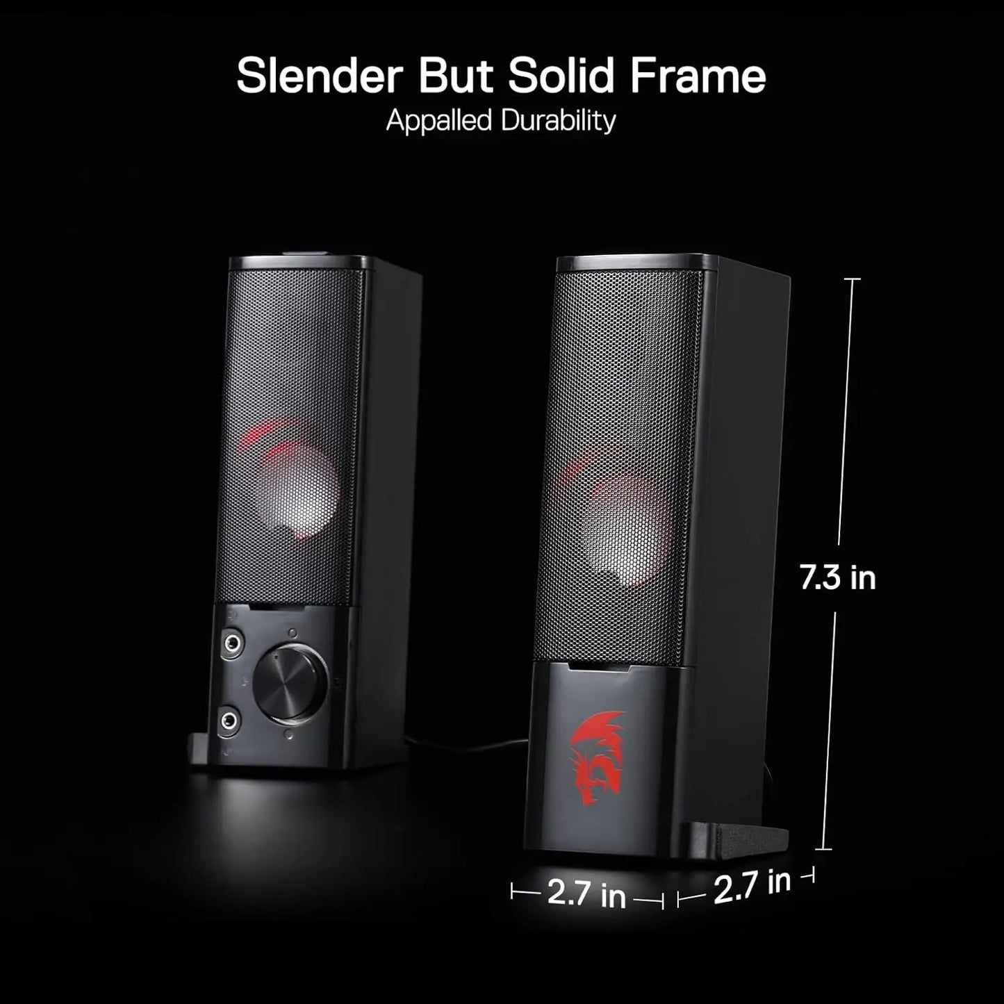 Redragon GS550 PC Gaming Speakers 2.0 Channel Sound Bar