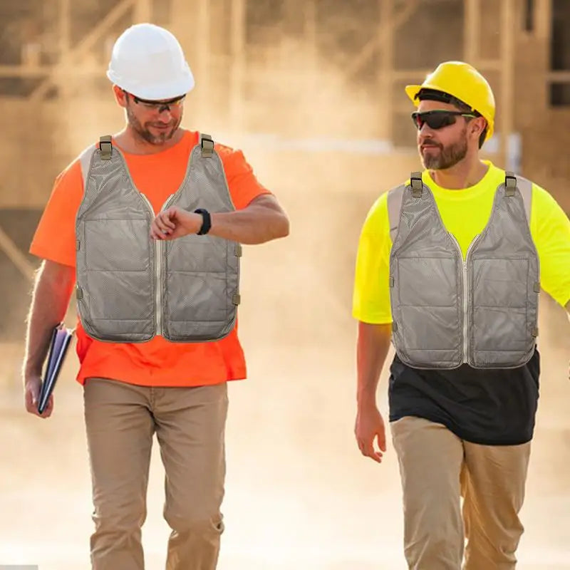 Ice Cool Vest Cooling Cold Jacket For Summer Adjustable