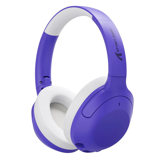 Attack Shark G300 Wireless Bluetooth Headphone with ENC Noise Cancellation Rechargeable Over Ear Headset 3.5MM Audio Jack