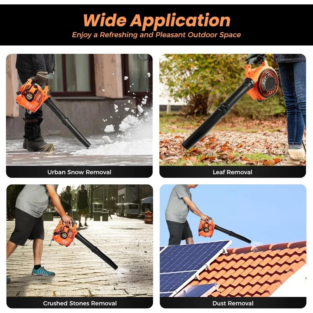 2-Stroke Handheld Leaf Blower Gas Powered Petrol Blower