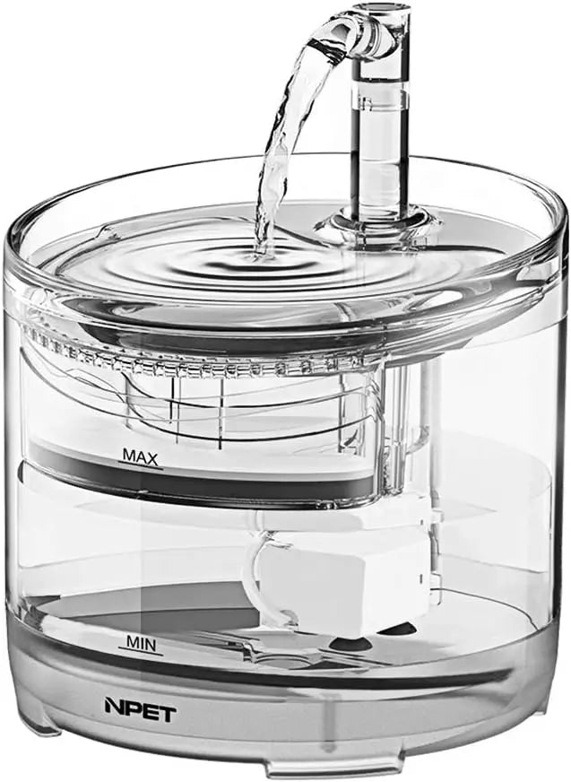 NPET Cat Water Fountain WF050TP 1.5L Automatic Drinking Fountain
