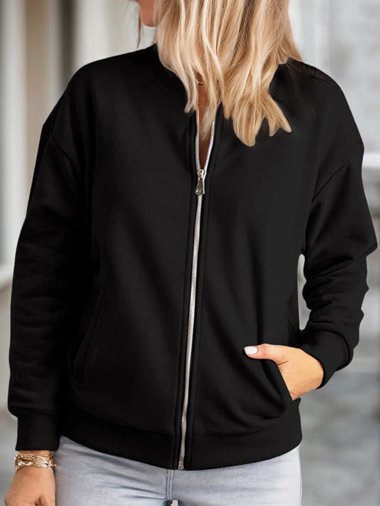 Cool Zip Up Sweatshirts Jackets with Pockets for Women