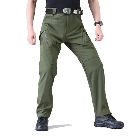 Men's Elastic Spring Fall Military Tactical Camping Trousers