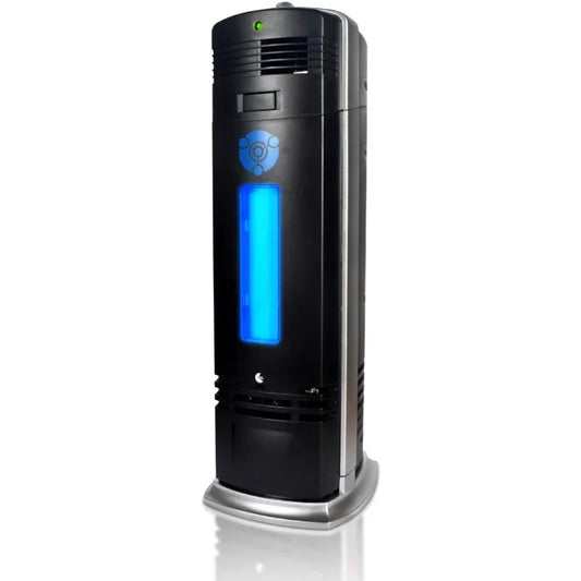 Permanent Filter Ionic Air Purifier Pro Ionizer with UV-C, New Black